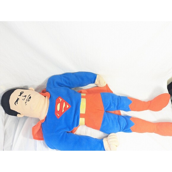 DC Comics Superman Jumbo 34" Soft Plush Cuddle Pillow Large Plushie Doll - Picture 2 of 7